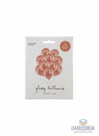 Partydeco Balon gumowy 10 szt. miedziany 270mm Partydeco (CHB1-020-10)