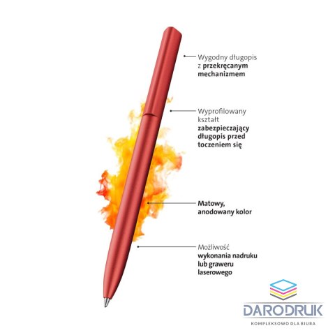 Pelikan Długopis K6 Ineo Fiery Red wkład niebieski Pelikan (822435)