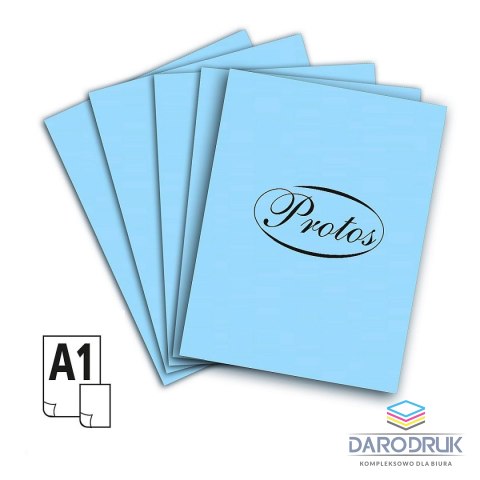 Protos Brystol A1 błękitny 160-180g 20k [mm:] 610x860 Protos