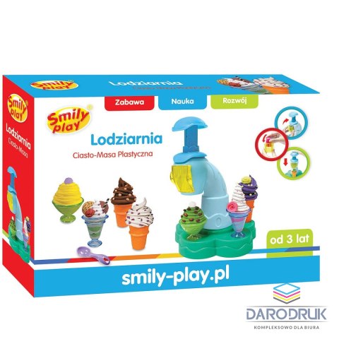 Smily Play Zestaw kreatywny Ciasto-masa lodziarnia Smily Play (SP83686)
