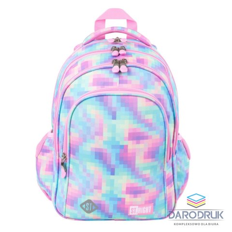 St.Majewski Plecak PASTEL PIXELS 4 KOMORY St.Majewski (bpl-58)