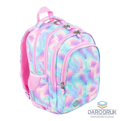 St.Majewski Plecak PASTEL PIXELS 4 KOMORY St.Majewski (bpl-58)