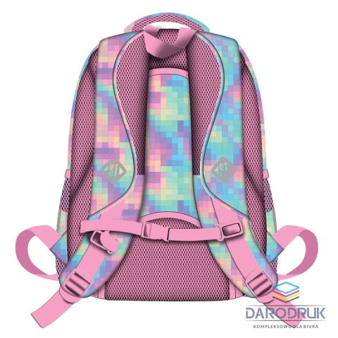 St.Majewski Plecak PASTEL PIXELS 4 KOMORY St.Majewski (bpl-58)