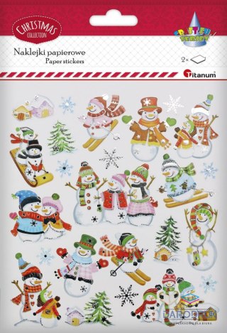 Titanum Naklejka (nalepka) Craft-Fun Series bałwanki xmass Titanum (DIY-XM(29))