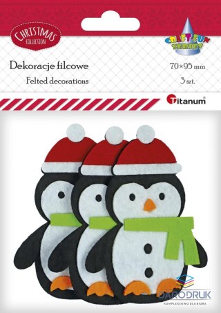 Titanum Ozdoba filcowa Craft-Fun Series pingwiny Titanum (EA531)