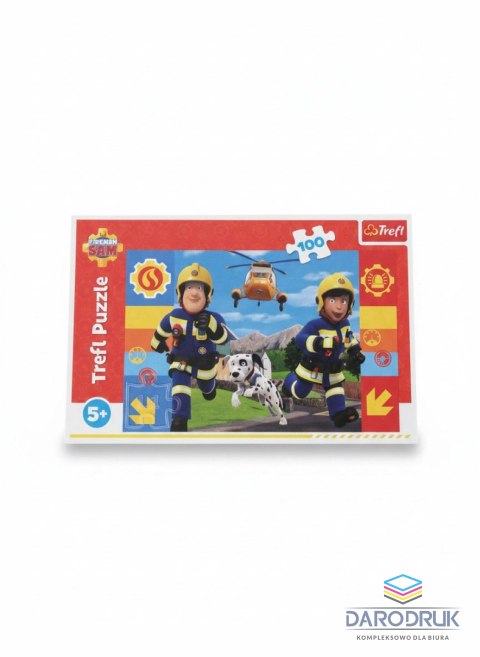 Trefl Puzzle Zawsze pomocny Strażak Sam 100 el. Trefl (16518)