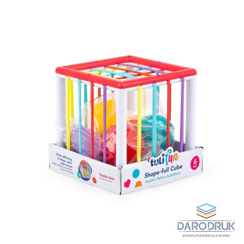 Tuli Fun Zabawka edukacyjna KOSTKA PEŁNA KSZTAŁTÓW Tuli Fun (TF30113)