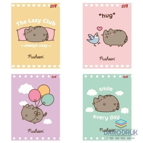 Unipap Zeszyt A5 Pusheen 32k. 70g linia kolor Unipap