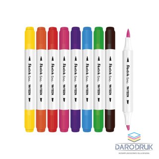 Yn-teen Marker do papieru wkład mix okrągła/ścięta końcówka Yn-teen