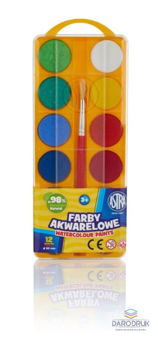 Astra Farby akwarelowe 12 kolor. Astra (83216904)