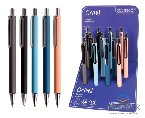 Cresco Długopis ORION 5907464219922 wkład niebieski 1,0mm Cresco (750050)