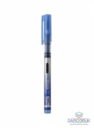 Deli Pióro kulkowe na naboje THINK TRI X niebieski wkład niebieski 0,5mm Deli (EQ300bl)