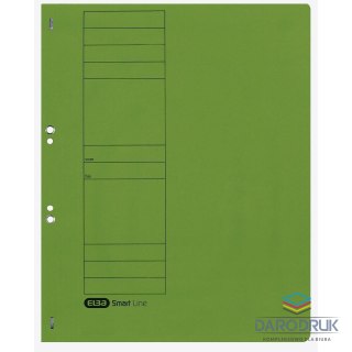 Elba Skoroszyt A4 oczkowy zielony karton 250g Elba (100551872)