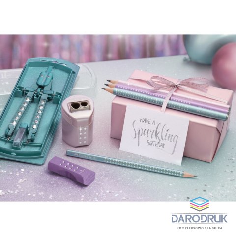 Faber Castell Ołówek Jumbo Sparkle metallic fioletowy B Faber Castell (111663 FC)
