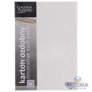 Galeria Papieru Papier ozdobny (wizytówkowy) A4 batyst perłowa biel biały 220g Galeria Papieru (204203)