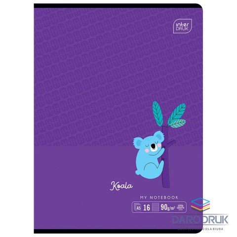 Interdruk Zeszyt A5 B&B KIDS 16k. 90g linia Interdruk