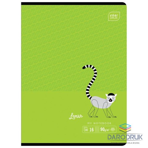 Interdruk Zeszyt A5 B&B KIDS 16k. 90g linia Interdruk