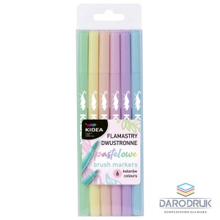Kidea Flamaster Pastel 6 kol. Kidea (FDPBB6KA)