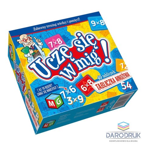 Multigra Gra edukacyjna TABLICZKA MNOŻENIA - UCZĘ SIĘ W MIG Multigra