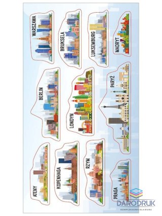 Ranok Creative Naklejka (nalepka) Panoramy miast Europy Ranok Creative