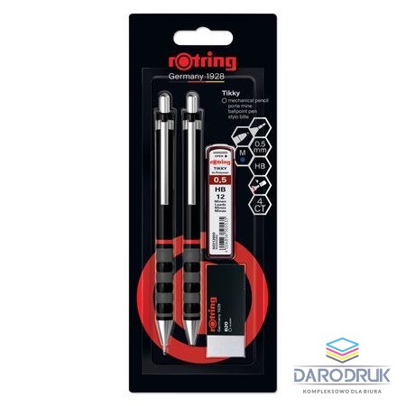 Rotring Zestaw piśmienniczy TIKKY DŁUGOPIS+OŁÓWEK+GRAFITY Rotring (2221255)