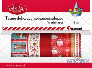 Titanum Taśma ozdobna Craft-Fun Series XMAS Washi tape mix Titanum (23RL0103-3)