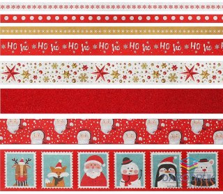 Titanum Taśma ozdobna Craft-Fun Series XMAS Washi tape mix Titanum (23RL0103-3)