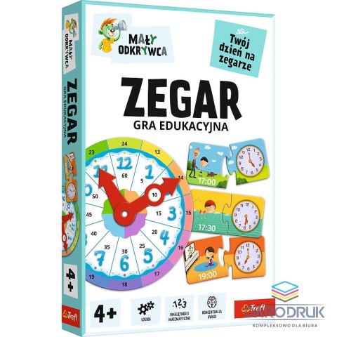 Trefl Gra edukacyjna Trefliki Mały odkrywca Gra Zegar Trefl (02809)