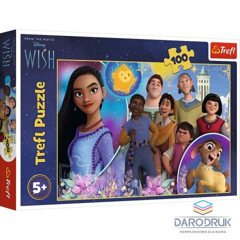 Trefl Puzzle Disney Życzenia 100 el. Trefl (16474)