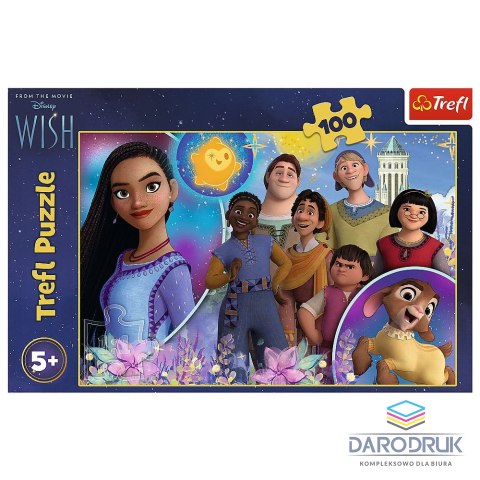 Trefl Puzzle Disney Życzenia 100 el. Trefl (16474)