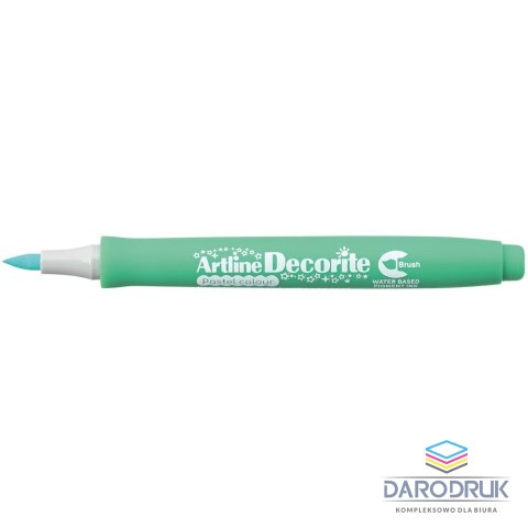 Artline Marker specjalistyczny pastelowy decorite wkład zielony 1,0mm pędzelek końcówka Artline (AR-035 4 4)