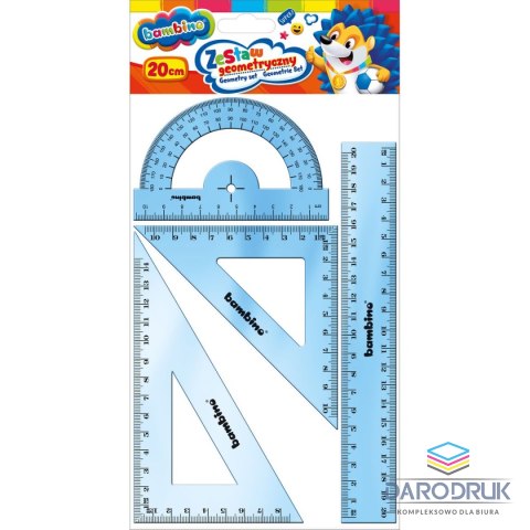 Bambino Komplet geometryczny 4 elemety, 20cm 4 el. Bambino