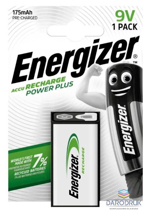 Energizer Akumulator 175 mAh 9v hr22 6F22 Energizer