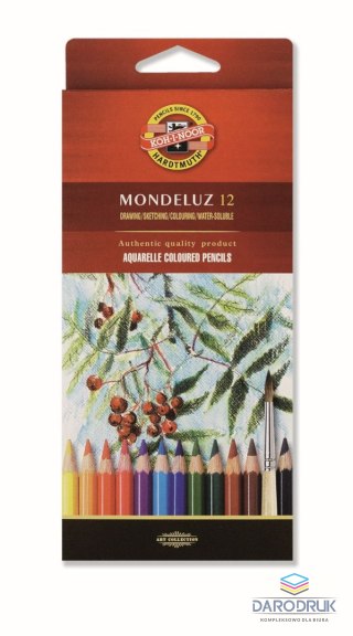 Koh-I-Noor Kredki akwarelowe mondeluz 12 kol. Koh-I-Noor (3716)