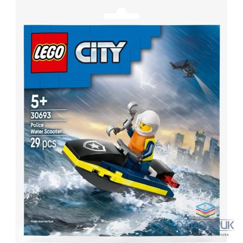 Lego Klocki konstrukcyjne City Policyjny skuter wodny Lego (30693)