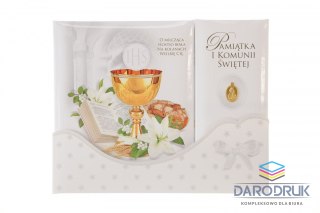 Merigraf Pamiątka z komunii świętej Komunia składana duża komunia Merigraf (9788365430182)