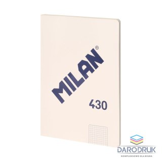 Milan Zeszyt A4 1918 beżowy 48k. 95g kratka Milan (57243G48BG)