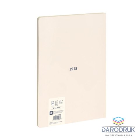 Milan Zeszyt A4 1918 beżowy 48k. 95g kratka Milan (57243G48BG)