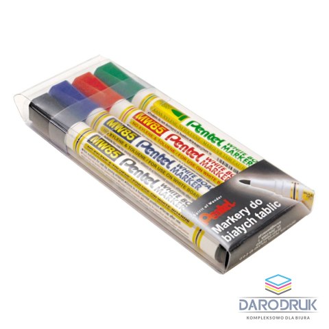 Pentel Marker suchościeralny wkład mix 1,9mm okrągła końcówka Pentel