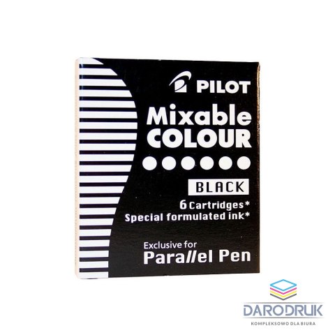 Pilot Naboje do piór kreatywnych czarne Pilot (IC-P3-S6-B)