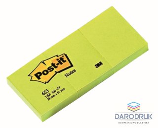 Post-It Notes samoprzylepny (karteczki) żółty 300k [mm:] 38x51 Post-It