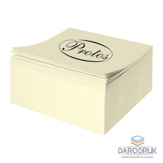 Protos Kostka papierowa kremowy [mm:] 85x85x 30 Protos