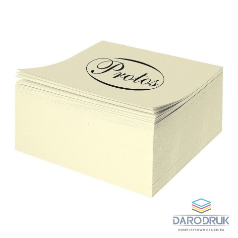 Protos Kostka papierowa kremowy [mm:] 85x85x 30 Protos