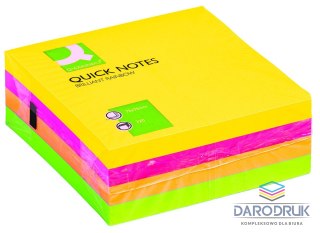 Q-Connect Notes samoprzylepny (karteczki) neonowe neonowy 320k [mm:] 76x76 Q-Connect (KF10497)