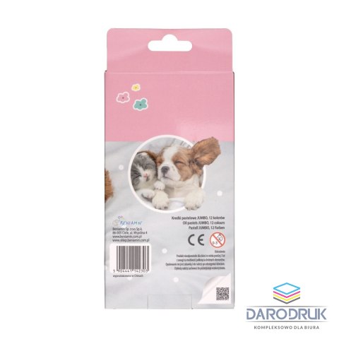 Rexus Pastele olejne The Sweet Pets 12 kol. Rexus