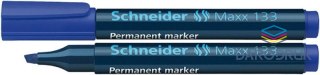 Schneider Marker permanentny Maxx 133 wkład niebieski 1,0-3,0mm ścięta końcówka Schneider (SR113303)