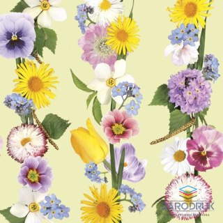 Serwetki wiosna mix bibuła [mm:] 330x330