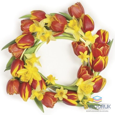 Serwetki wiosna mix bibuła [mm:] 330x330