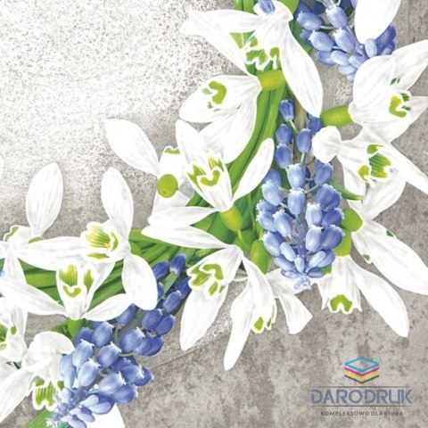 Serwetki wiosna mix bibuła [mm:] 330x330