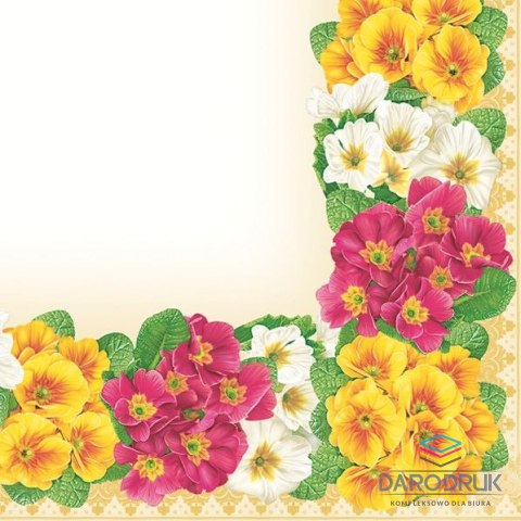 Serwetki wiosna mix bibuła [mm:] 330x330